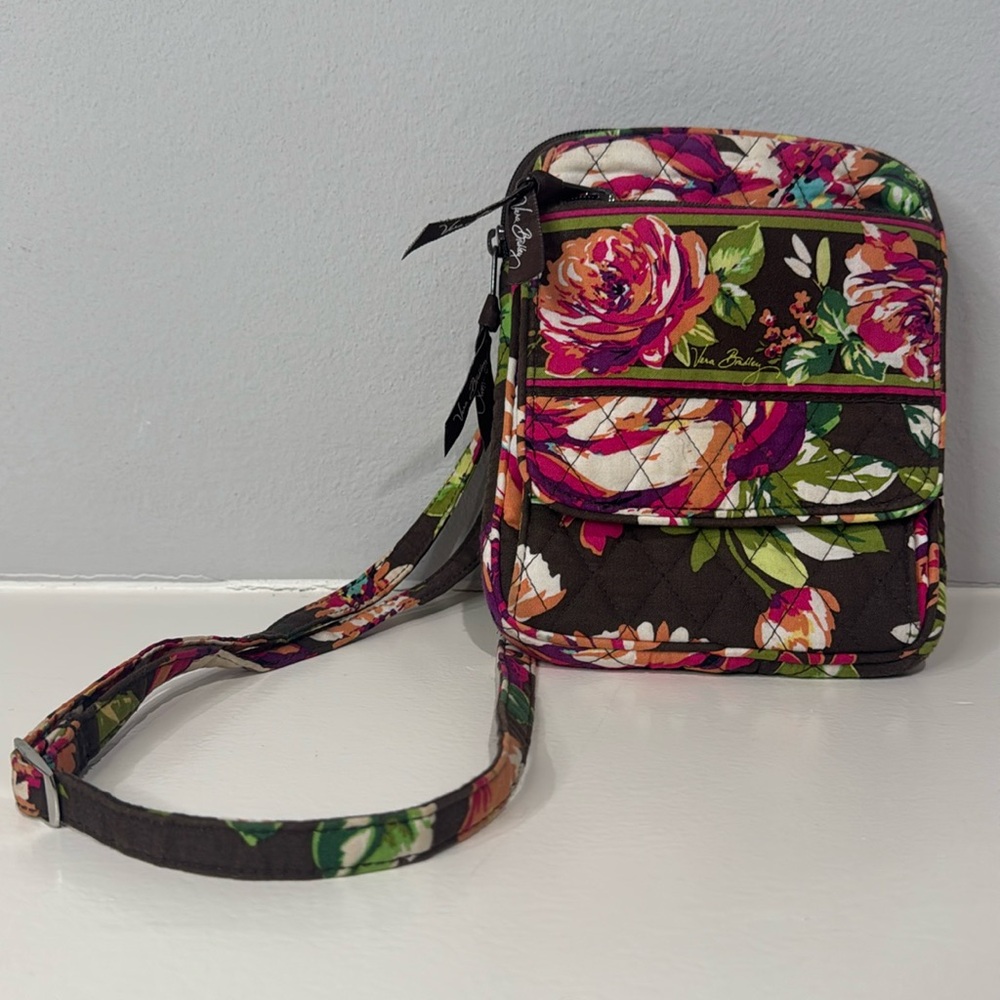 Vera Bradley English Rose Small Crossbody DISCONTINUED/RETIRED PATTERN